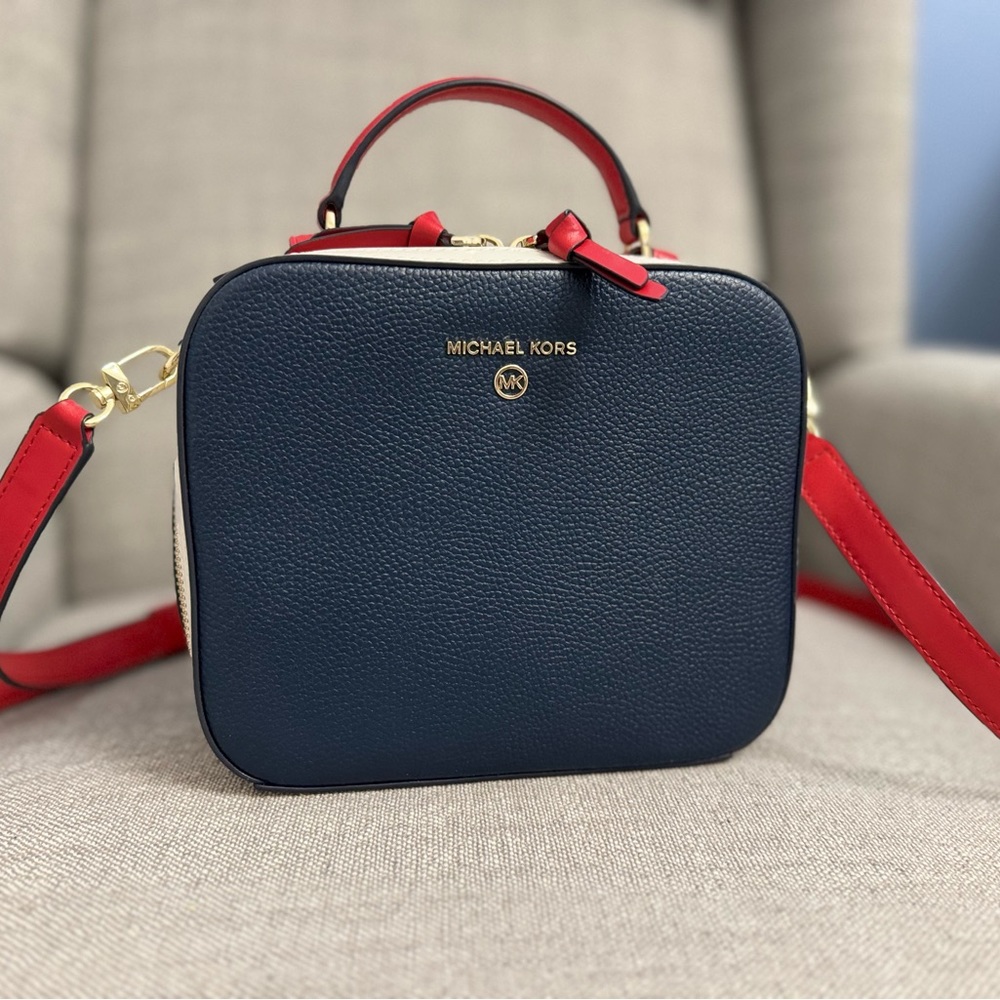 Michael Kors Purse!! Red, white and blue. Almost new!!
